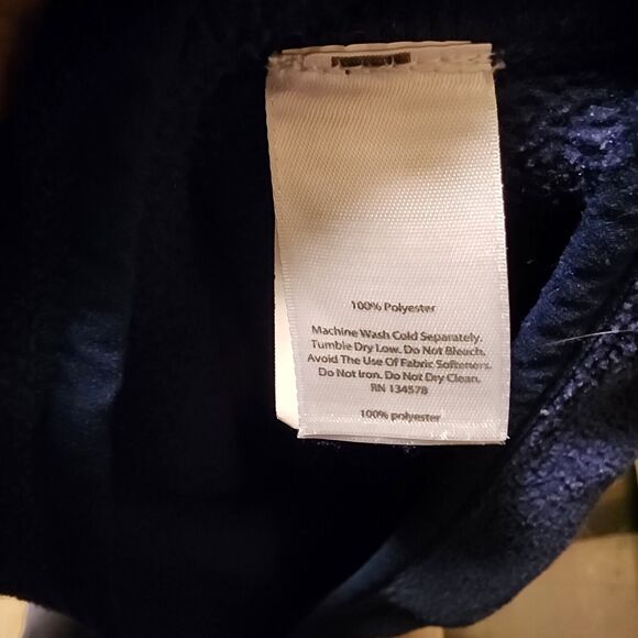 Vineyard Vines Sweatshirt Fleece Mens XS Blue Marthas Fleece Quater Zip Pullover - Picture 10 of 12